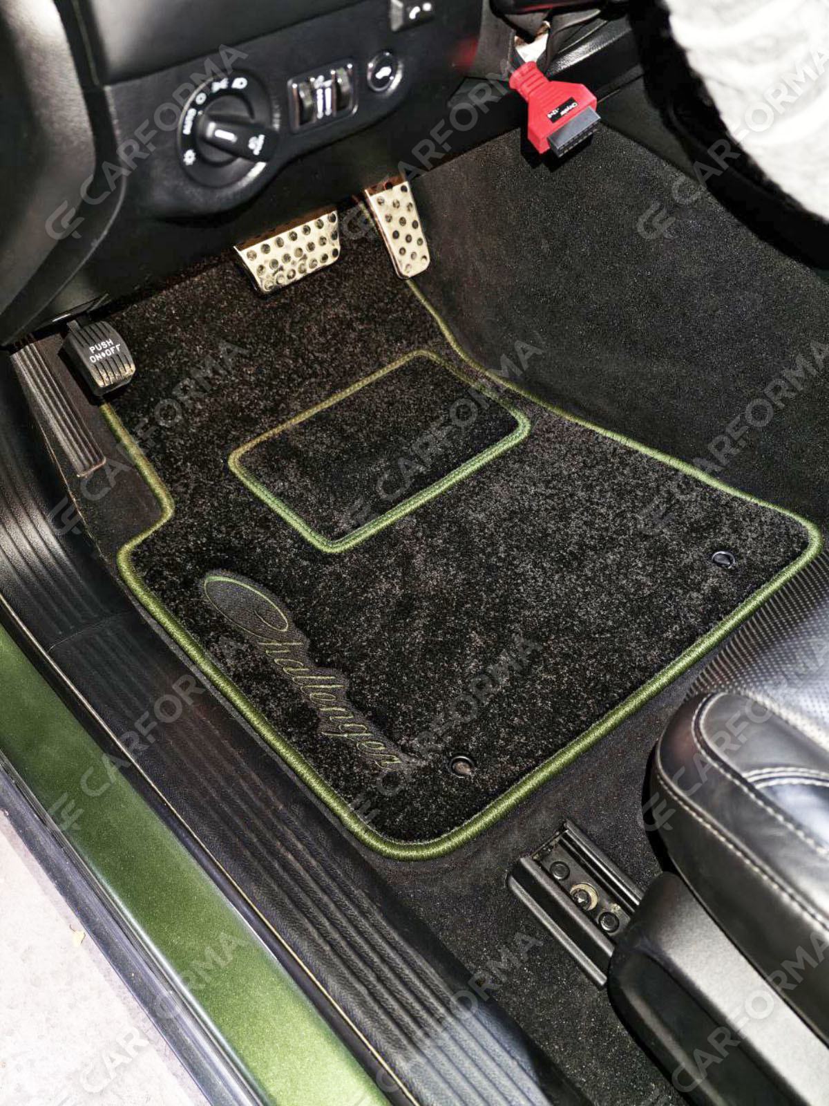 Ворсовые коврики на Dodge Challenger III 2008&nbsp;-&nbsp;2023 в Омске