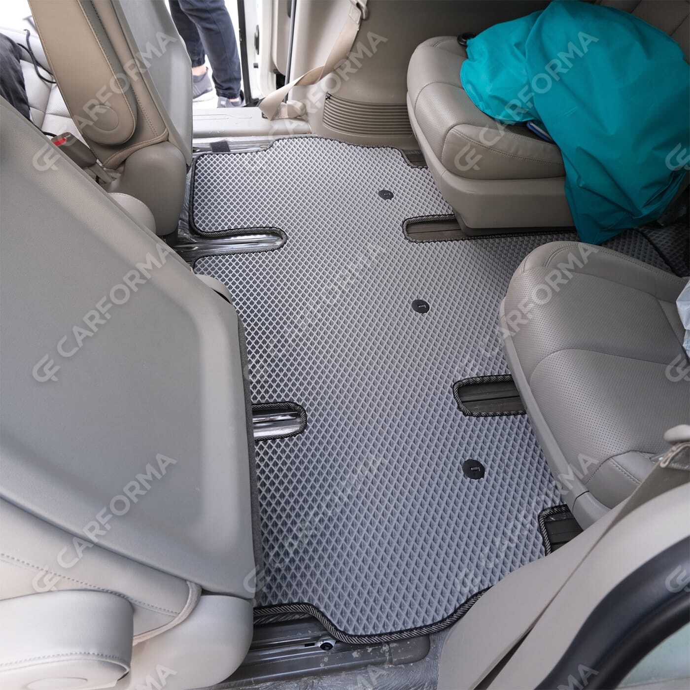 Ворсовые коврики на KIA Carnival III 9 мест и 11 мест 2014&nbsp;-&nbsp;2021 в Омске