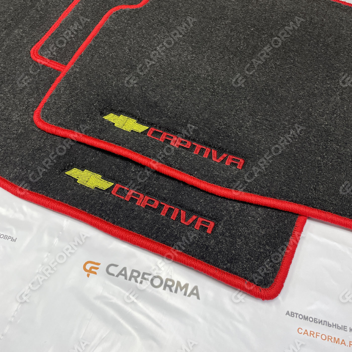 Ворсовые коврики на Chevrolet Captiva 2006&nbsp;-&nbsp;2016 в Омске