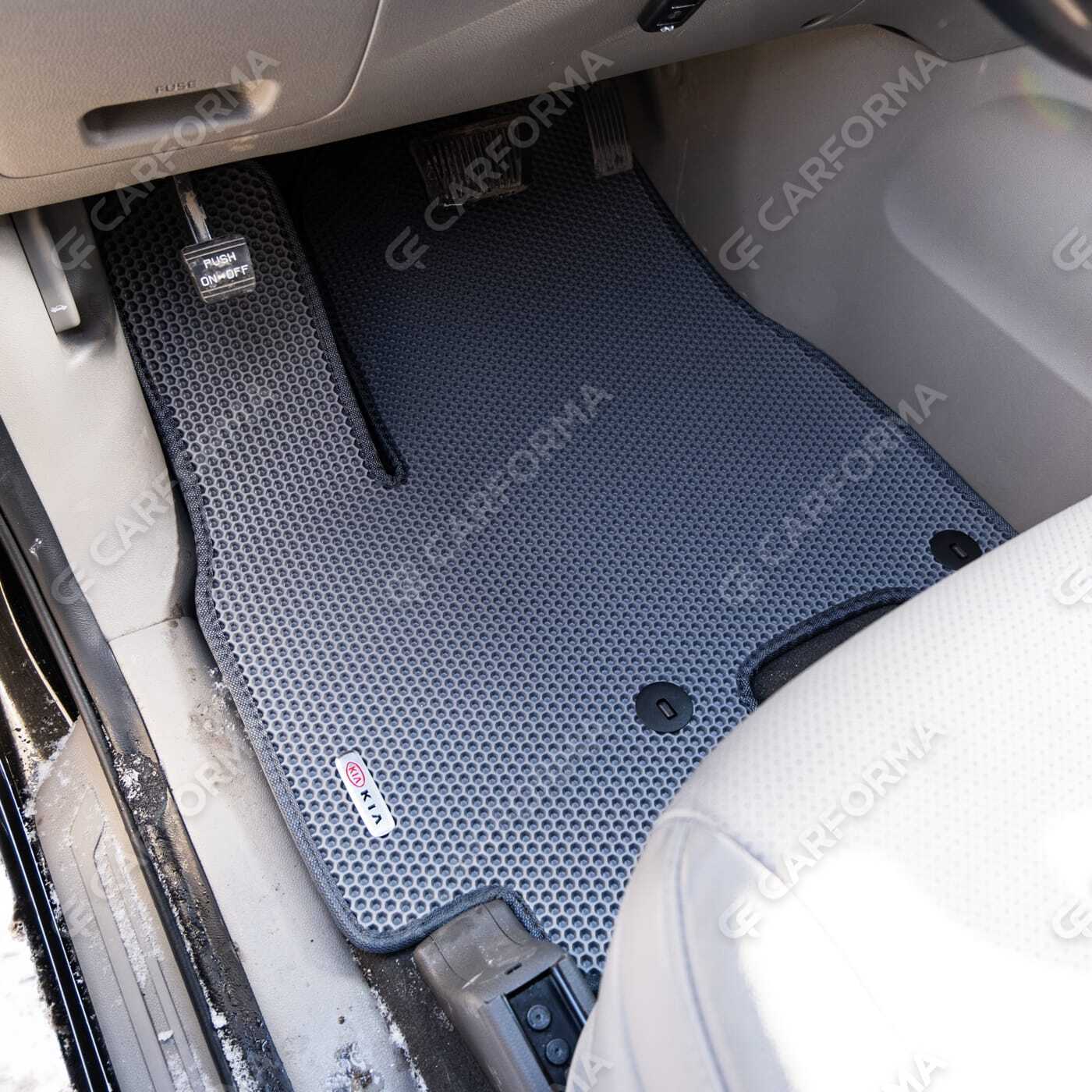 Ворсовые коврики на KIA Carnival III 7 мест 2014&nbsp;-&nbsp;2021 в Омске