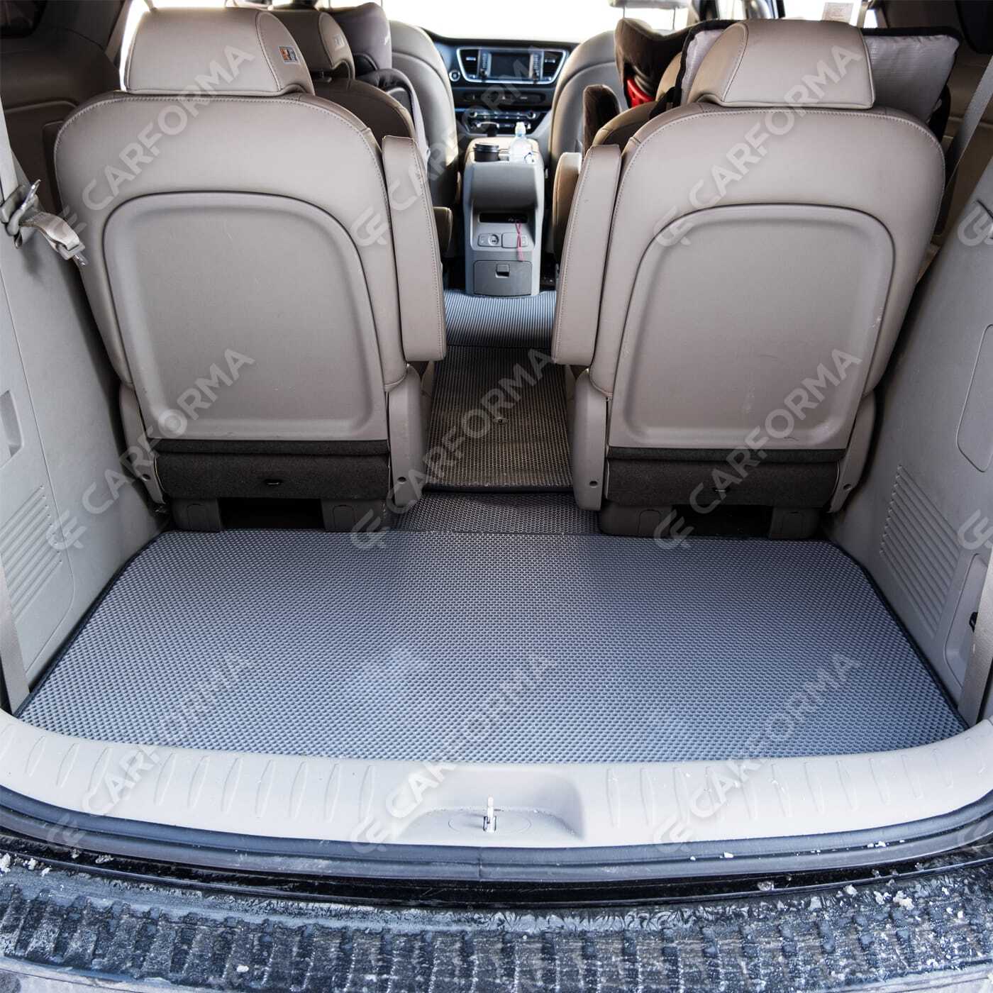 Ворсовые коврики на KIA Carnival III 9 мест и 11 мест 2014&nbsp;-&nbsp;2021 в Омске
