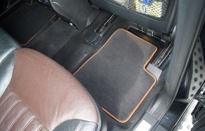 Ворсовые коврики на Mercedes GL (X164) 2006 - 2012 в Омске