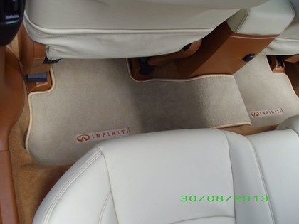 Ворсовые коврики на Infiniti FX I 2003 - 2008 в Омске