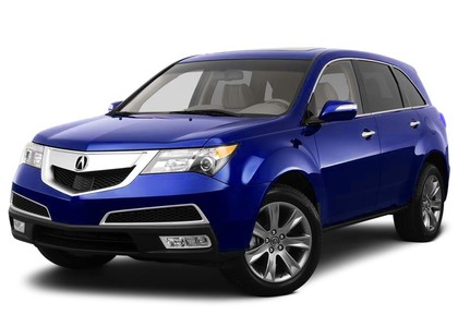Ворсовые коврики на Acura MDX II 2006 - 2013 в Омске