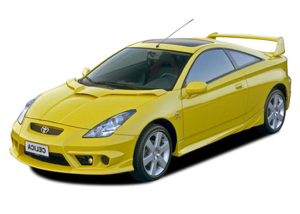 Ворсовые коврики на Toyota Celica (T23) 1999 - 2006 в Омске