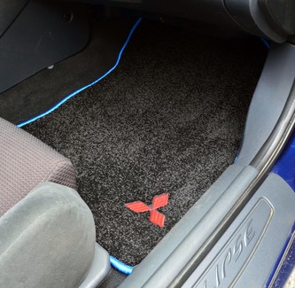 Ворсовые коврики на Mitsubishi Eclipse IV 2005 - 2011 в Омске