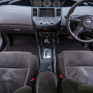 Ворсовые коврики на Nissan Primera (P12) 2001 - 2008 в Омске