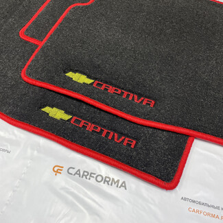 Ворсовые коврики на Chevrolet Captiva 2006&nbsp;-&nbsp;2016 в Омске