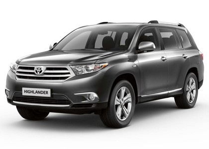 EVA коврики на Toyota Highlander II 2007 - 2013 в Омске