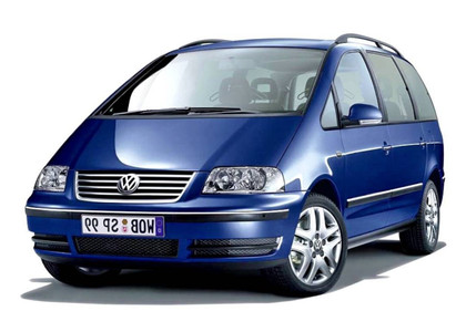 Ворсовые коврики на Volkswagen Sharan I 1995 - 2010 в Омске