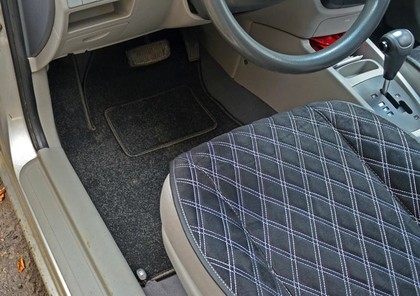 Ворсовые коврики на KIA Cerato I 2004 - 2008 в Омске