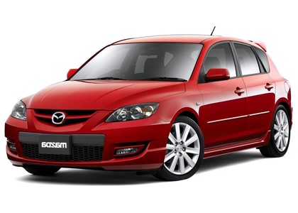 Ворсовые коврики на Mazda 3 2003 - 2009 в Омске