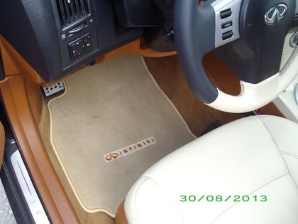 Ворсовые коврики на Infiniti FX I 2003 - 2008 в Омске
