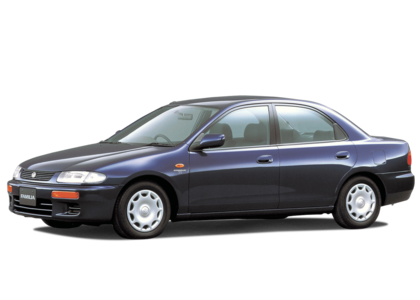 Ворсовые коврики на Mazda Familia (BH) 1994 - 1999 в Омске