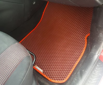 Ворсовые коврики на Mazda 3 2003 - 2009 в Омске