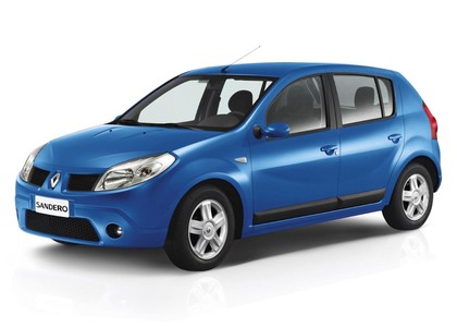 Ворсовые коврики на Renault Sandero I 2009 - 2014 в Омске