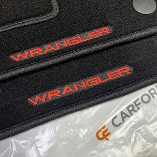 Ворсовые коврики на Jeep Wrangler (JL) 2017 - 2025 в Омске