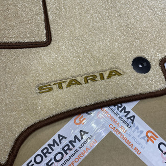 Коврики на Hyundai Staria 7 мест 2021 - 2025 в Омске