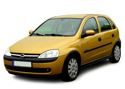 Ворсовые коврики на Opel Corsa C 2000 - 2006 в Омске