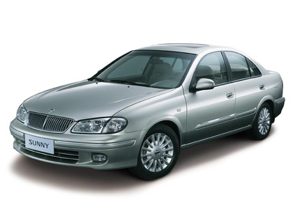 Ворсовые коврики на Nissan Sunny (N16) 2000 - 2005 в Омске