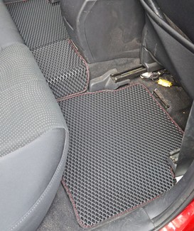 Ворсовые коврики на Mazda 6 2007 - 2012 в Омске