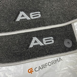 Ворсовые коврики на Audi A6 Allroad quattro (C6) 2006 - 2012 в Омске