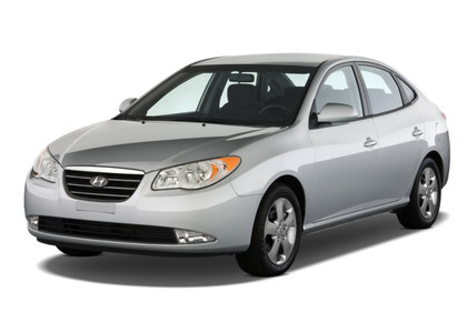 Ворсовые коврики на Hyundai Elantra 4 (HD) 2006 - 2011 в Омске