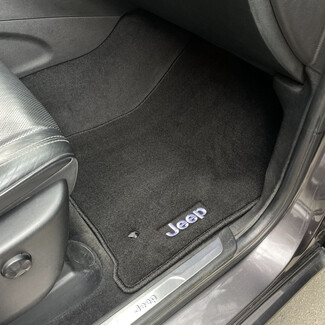 Ворсовые коврики на Jeep Grand Cherokee (WK2) 2010 - 2022 в Омске Ворсовые коврики на Jeep Grand Cherokee (WK2) 2010 - 2022 в Омске