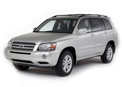Ворсовые коврики на Toyota Highlander I 2001 - 2007 в Омске