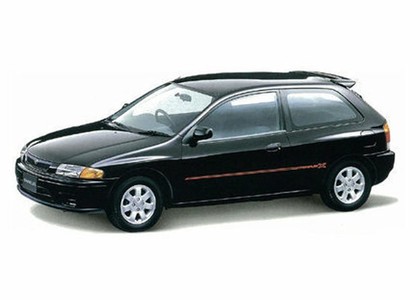 Ворсовые коврики на Mazda Familia (BH) 1994 - 1999 в Омске