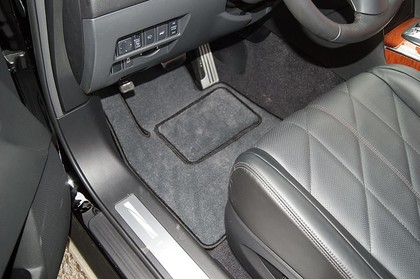 Ворсовые коврики на Infiniti FX II 2009 - 2014 в Омске