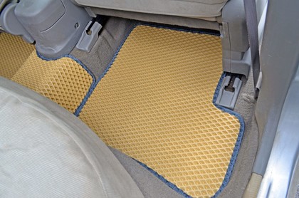 Ворсовые коврики на Nissan March (K12) 2002 - 2010 в Омске
