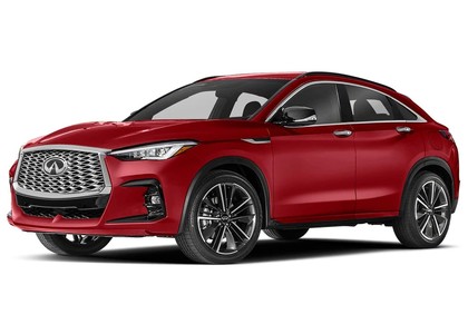 Ворсовые коврики на Infiniti QX55 2020 - 2025 в Омске