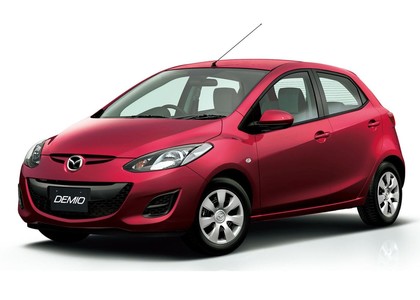 Ворсовые коврики на Mazda Demio III (DE) 2007 - 2014 в Омске
